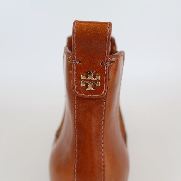 New TORY BURCH Casual Chelsea Leather Ankle Boots - Picture 9 of 16